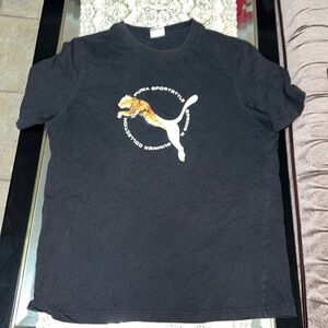 Puma black graphic t-shirt